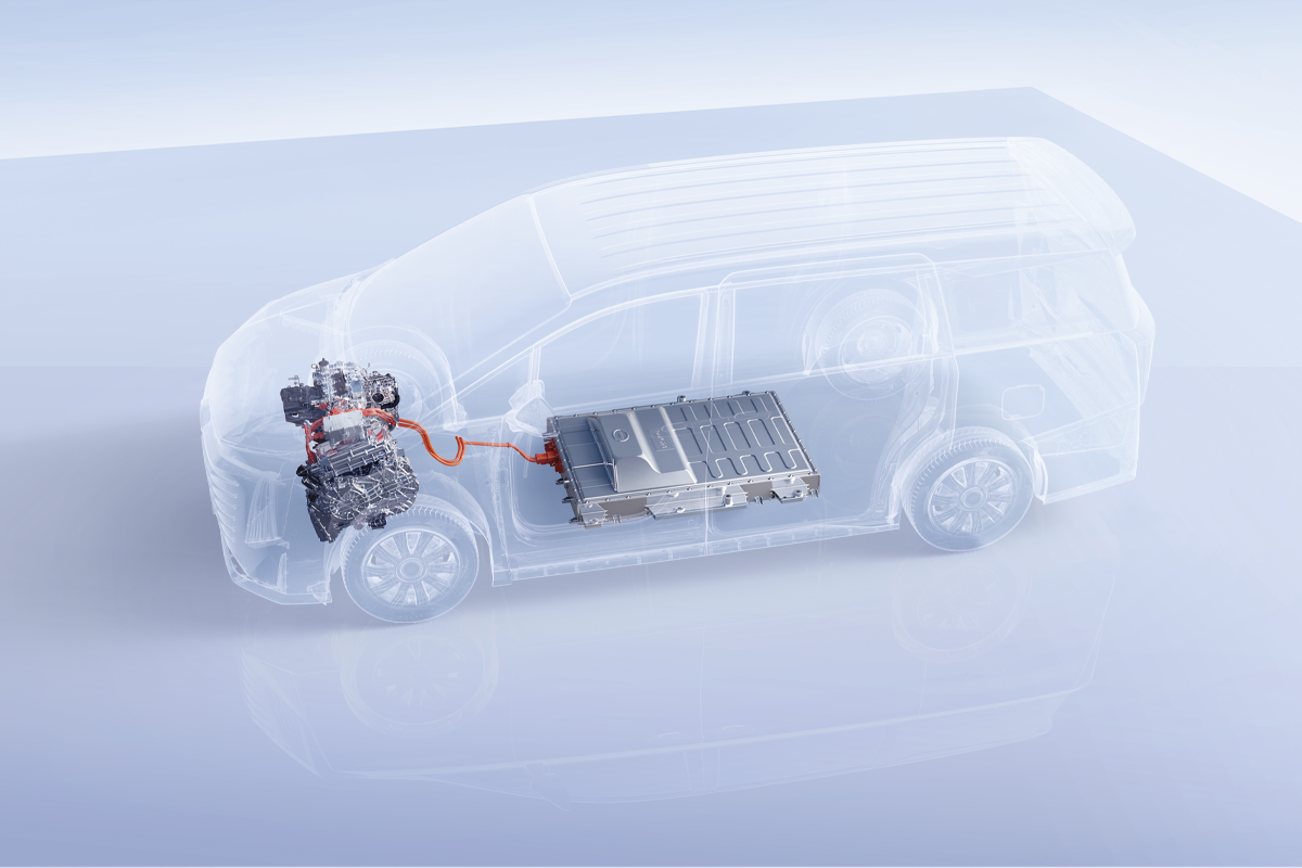Engine system of GAC M8 PHEV