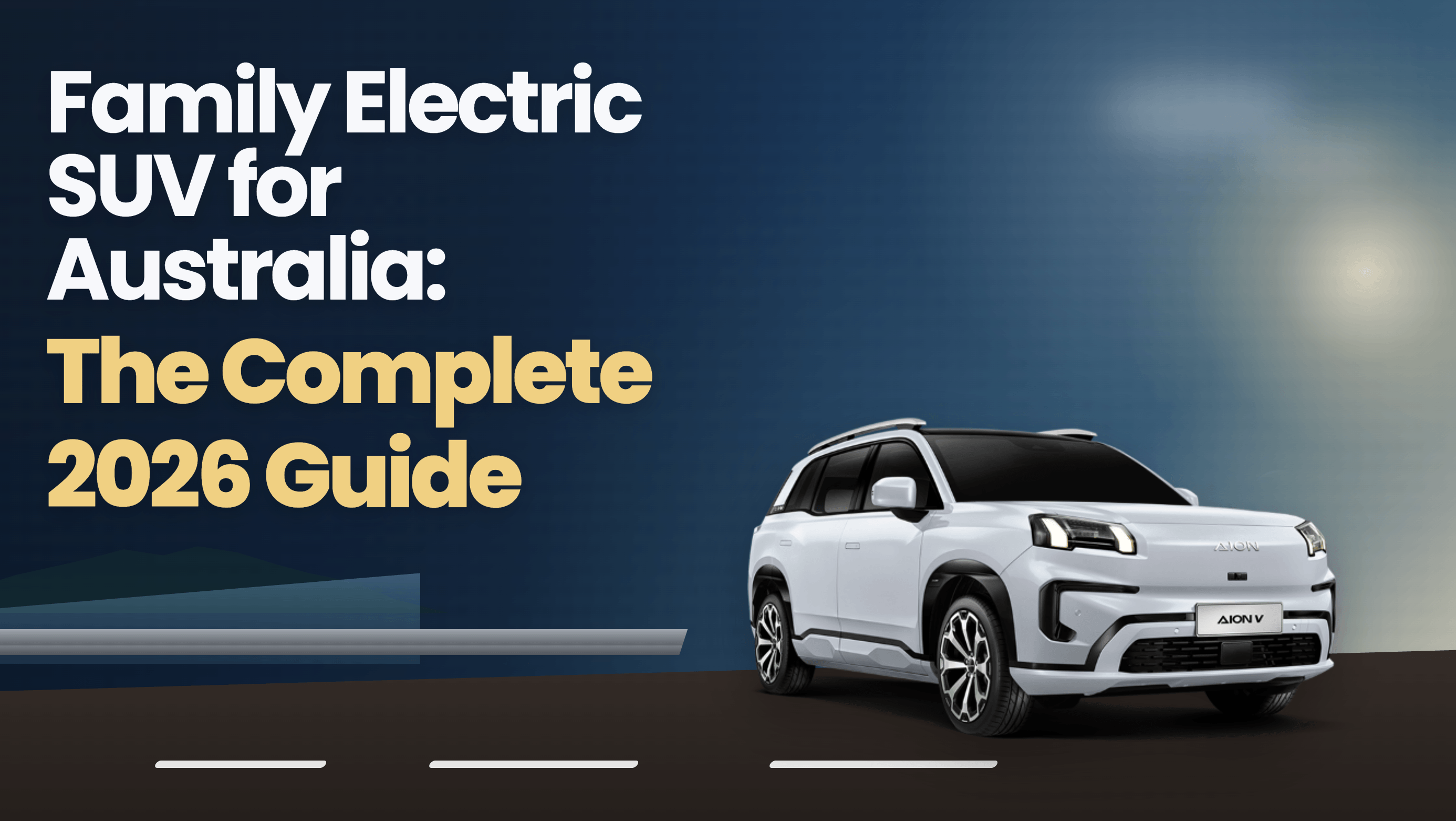 Family Electric SUV for Australia: The Complete 2026 Guide