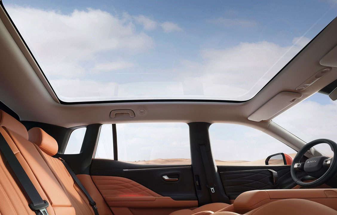 Teto Panorâmico de Grande Dimensão