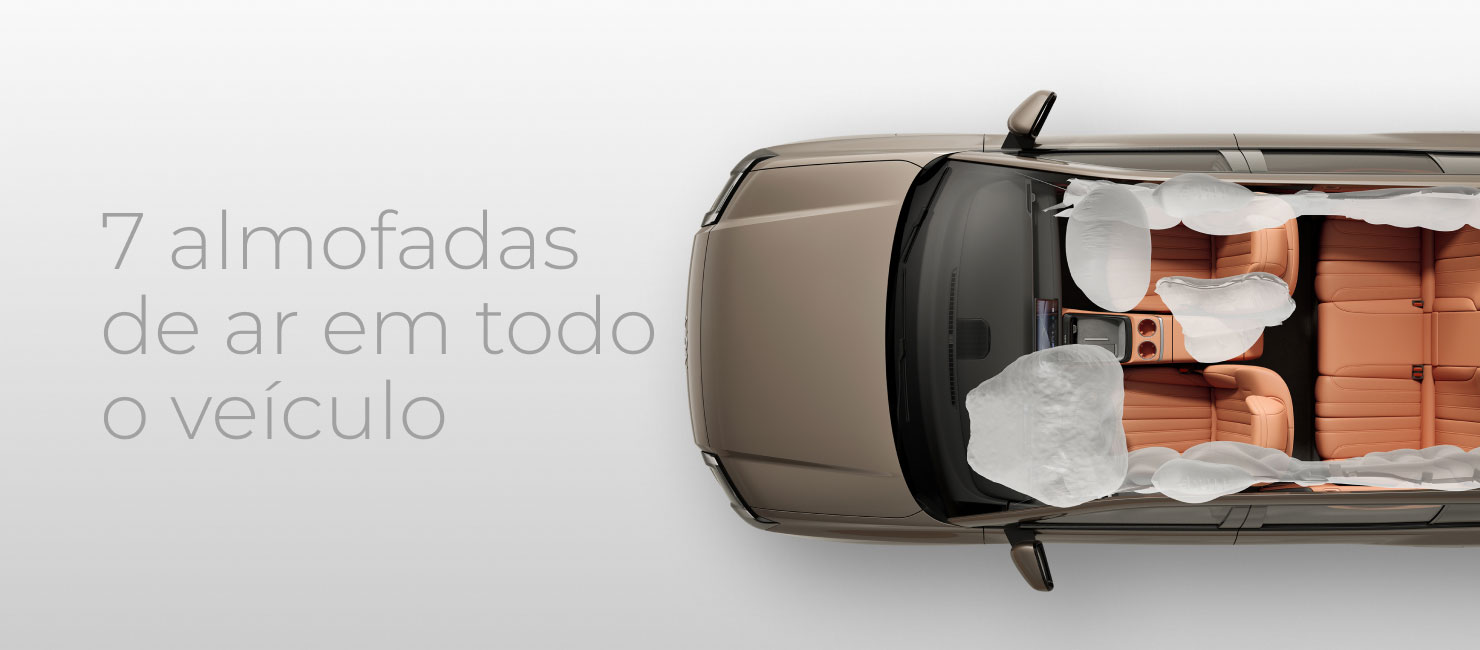 Almofada de ar distal